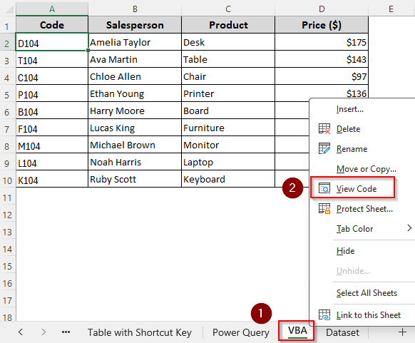 Customize VBA Macro to Make a Table from Existing Data