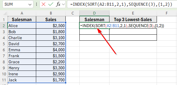 Extracting Highest or Lowest 3 Values Based on Data Update By Sorting