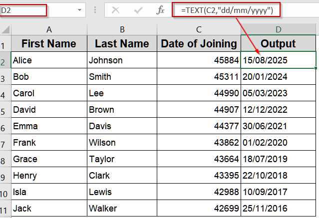 Preserve Dates in Formulas Using the TEXT Function