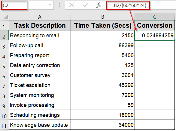 Use Format Cells to Quickly Convert Seconds to Hours, Minutes, and Seconds Format