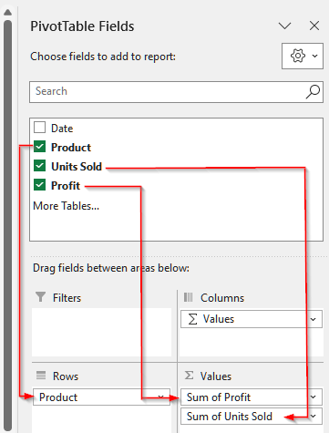 Making a Pivot Table in Excel