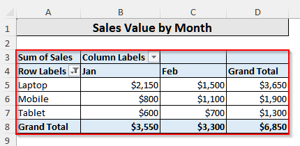 Refresh All Pivot Tables with Built-in Refresh All Option