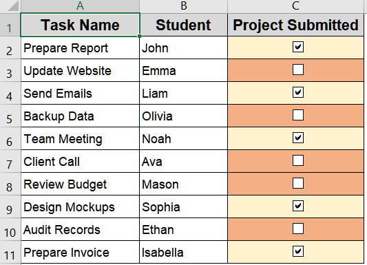 Change Checkbox Fill Color Directly