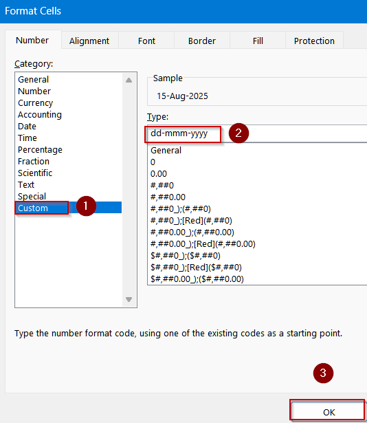 Use Custom Date Formatting to Maintain Readable Dates