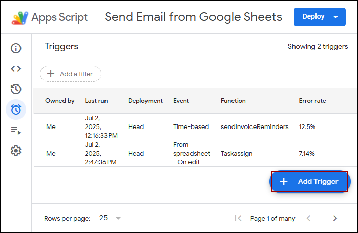 Sending Emails Automatically from Google Sheets