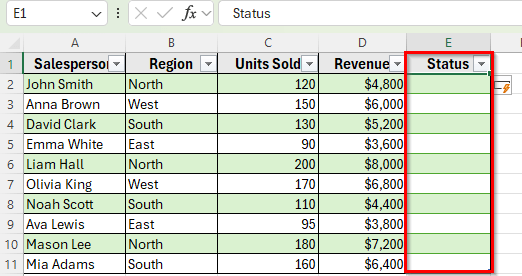 Apply Structured Reference with the IF Function for Conditional Results