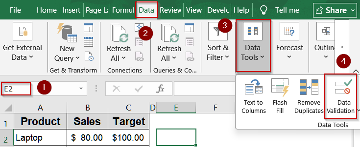 Create a Drop-Down Driven Dynamic Text Box Using Formulas