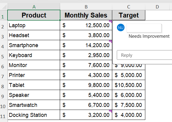 Find Comments by Adjusting Excel Options