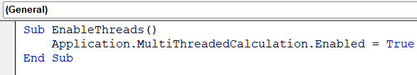 Use VBA to Stop Multi-Threaded Calculations