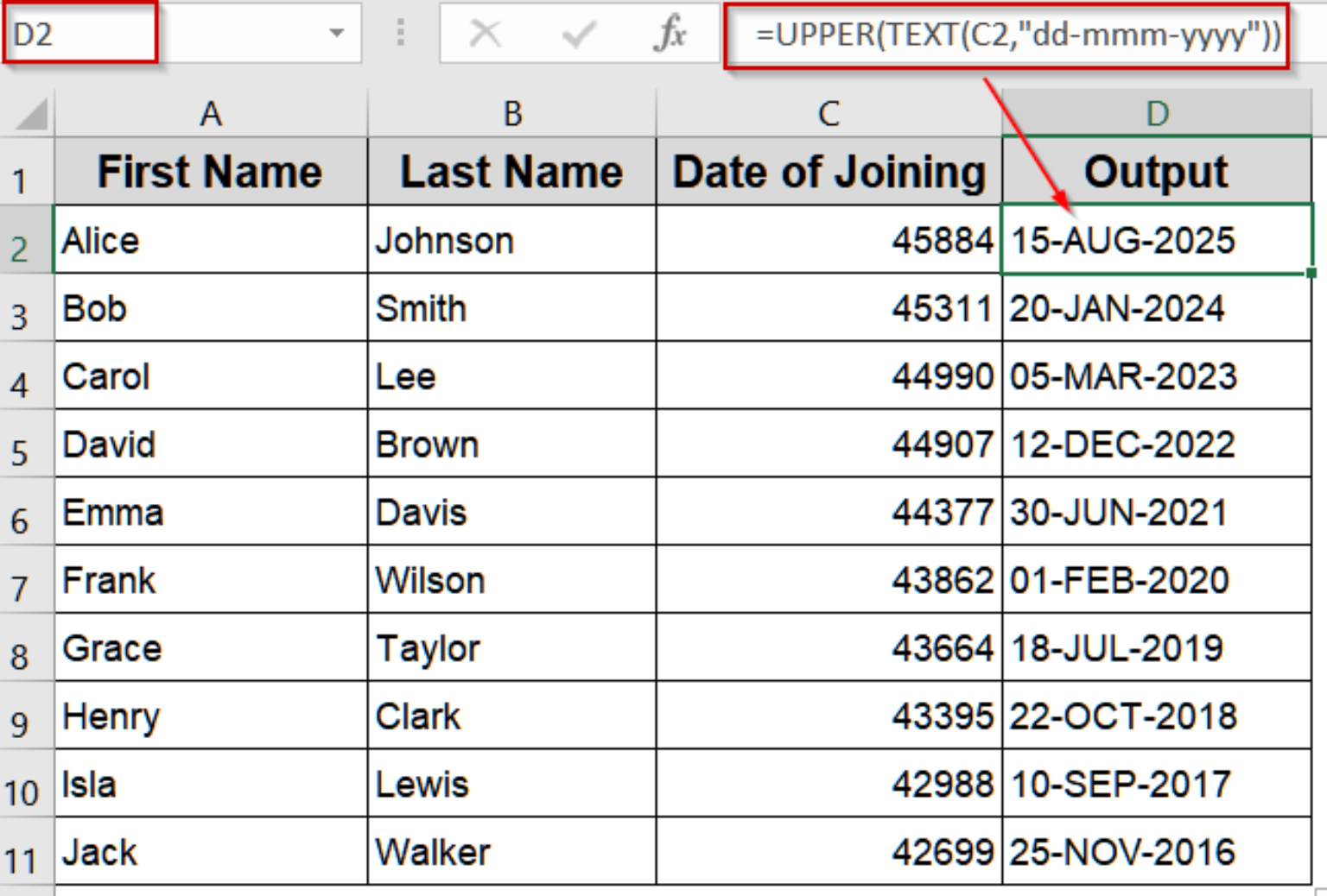 How to Stop Excel from Converting Date to Number in Formula - Excel Insider