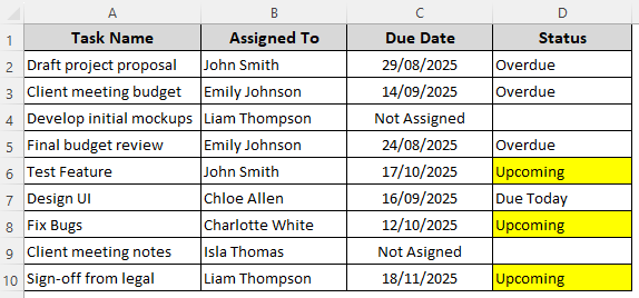 Apply Conditional Formatting Formula for Cells Containing Specific Text