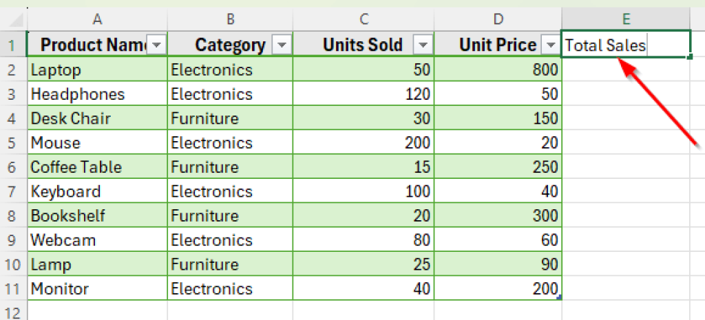 How to Add a Column to a Table in Excel (6 Easy Ways) - Excel Insider