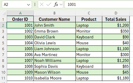 Select Convert to Range Option from the Table Context Menu