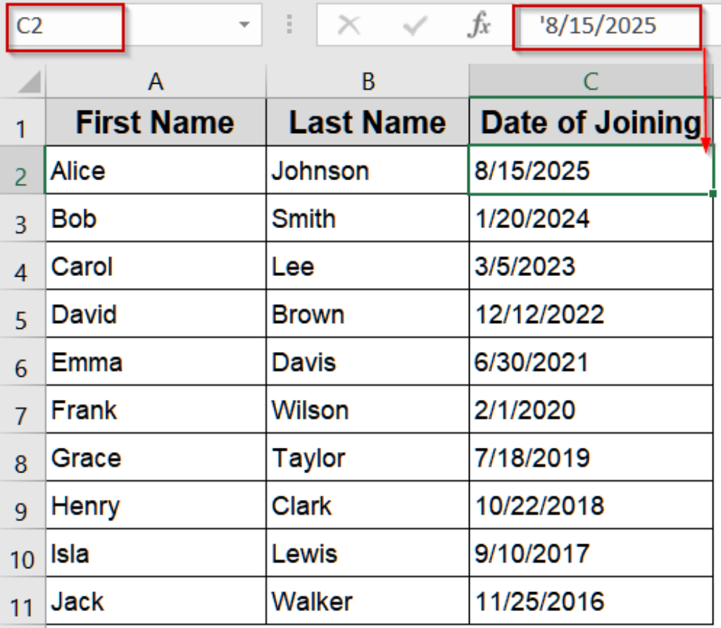 How to Stop Excel from Converting Date to Number in Formula - Excel Insider
