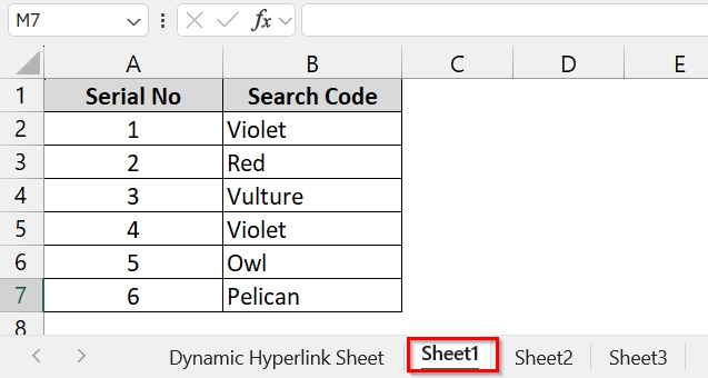 Applying HYPERLINK Function to Create a Dynamic Hyperlink in Excel