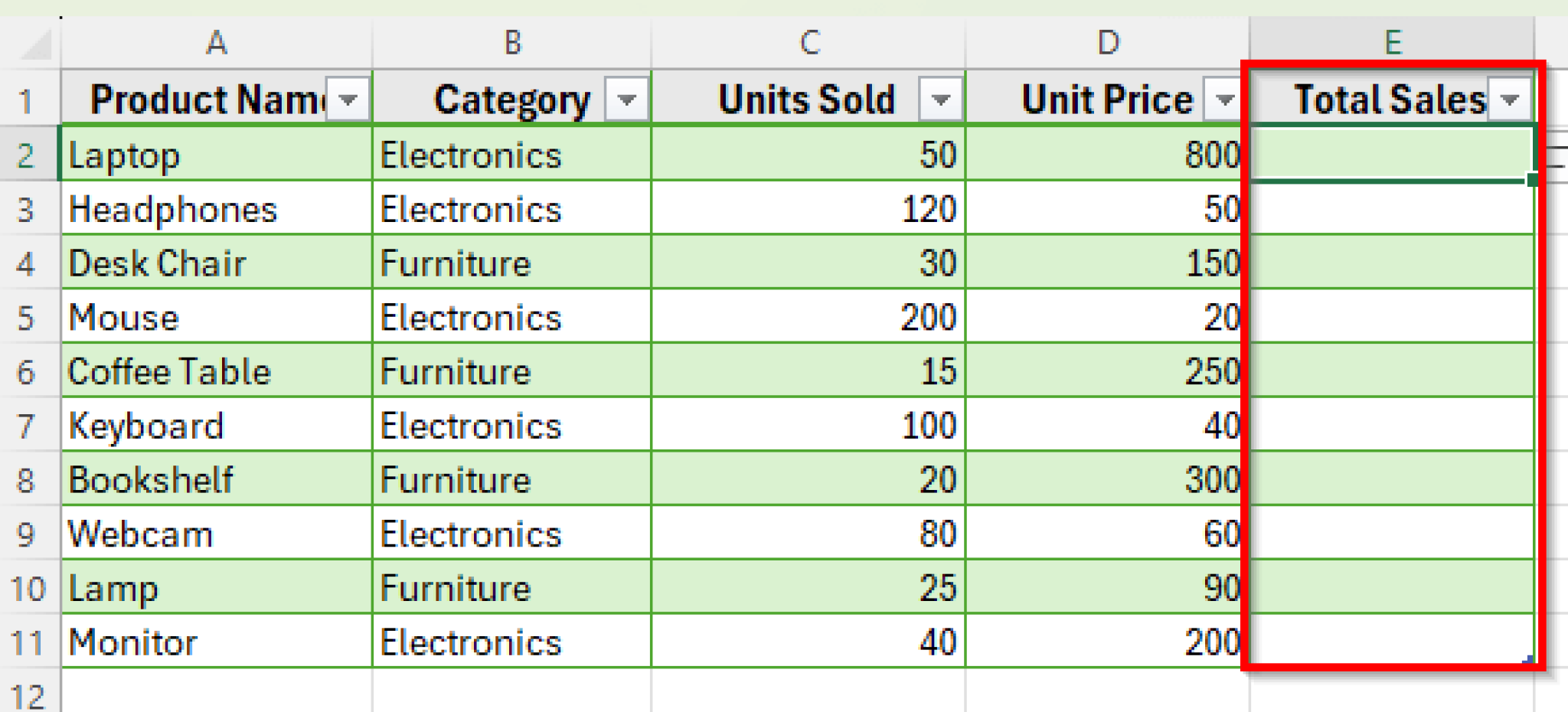 How to Add a Column to a Table in Excel (6 Easy Ways) - Excel Insider