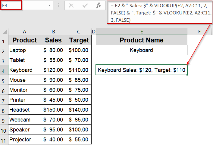 Create a Drop-Down Driven Dynamic Text Box Using Formulas