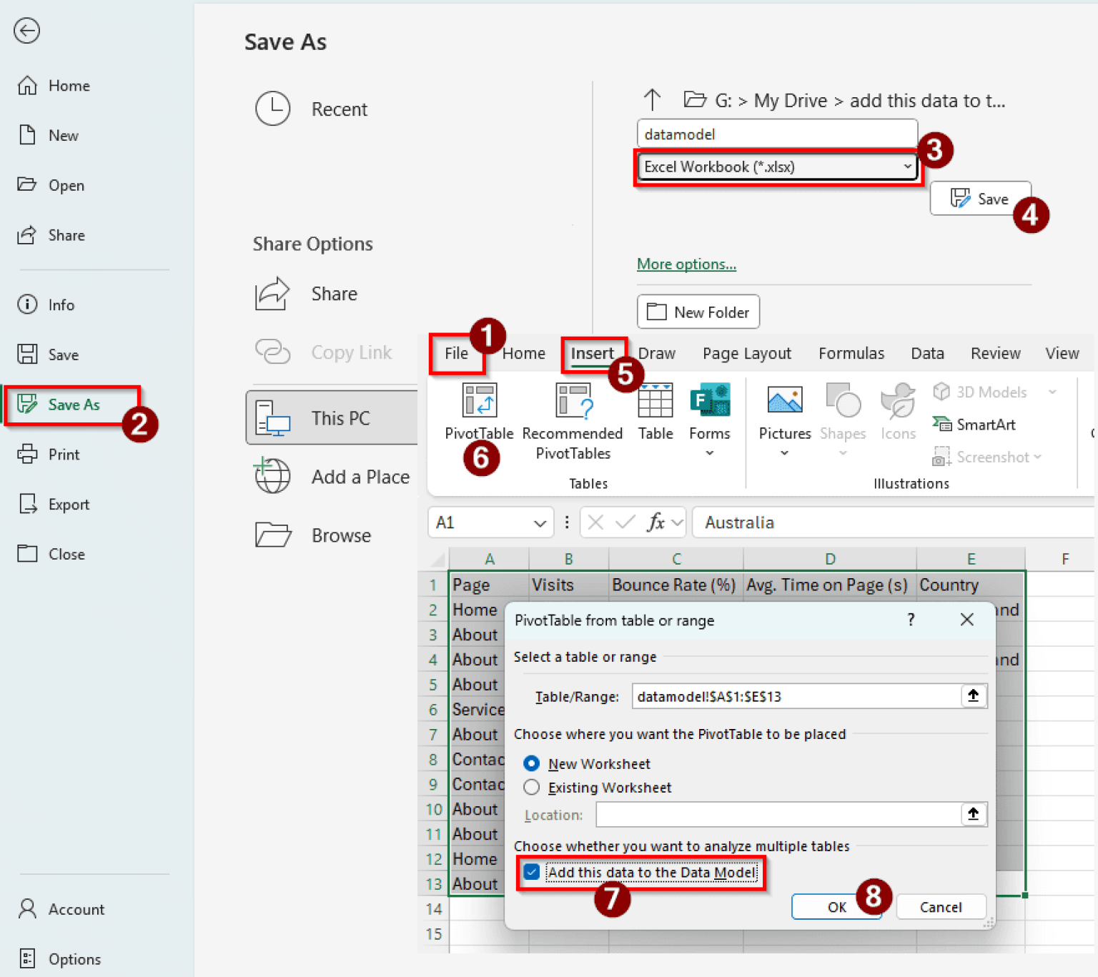 [Fixed] 'Add This Data to the Data Model' Missing in Excel - Excel Insider