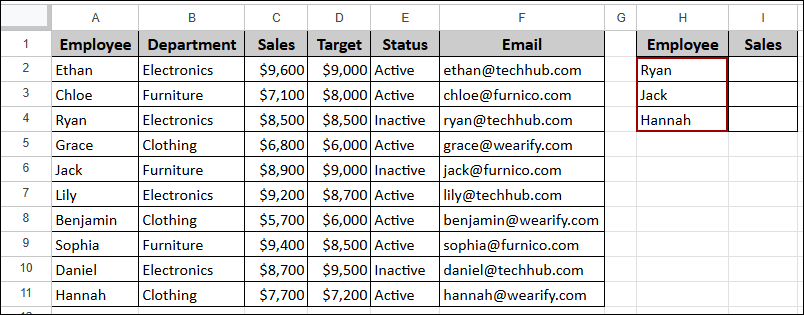Google Sheets ARRAYFORMULA with INDEX and MATCH Functions