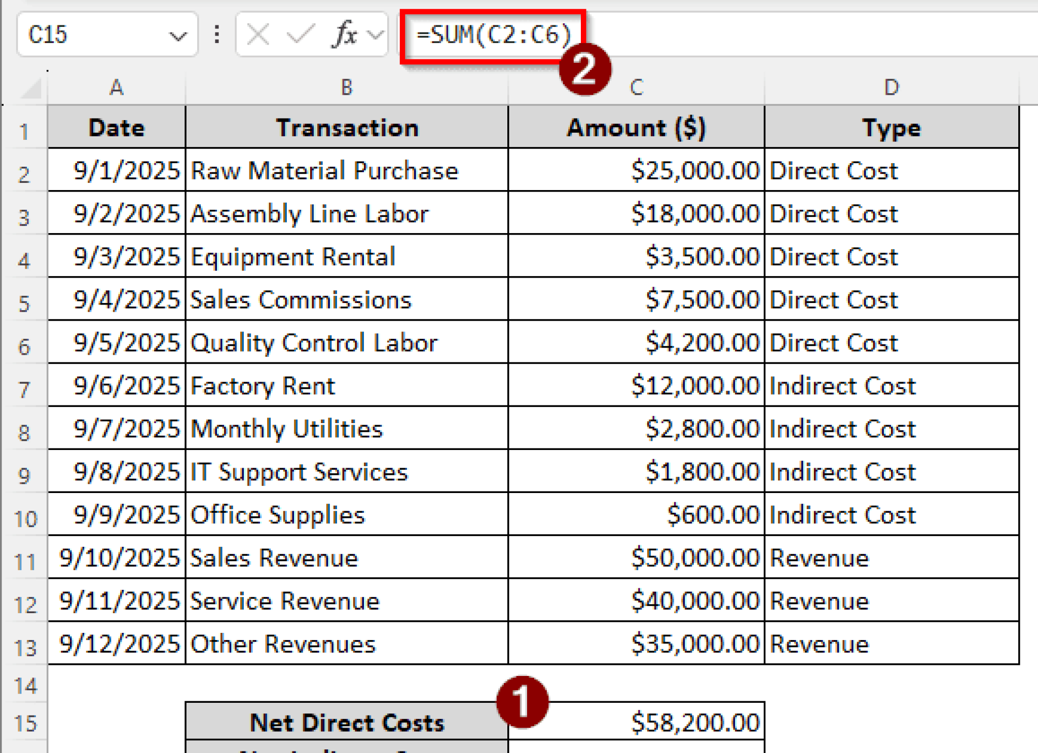 How to Calculate Indirect Cost Rate in Excel (2 Examples) - Excel Insider