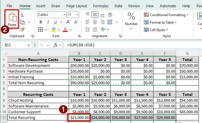 Steps to Perform Cost-Benefit Analysis in Excel
