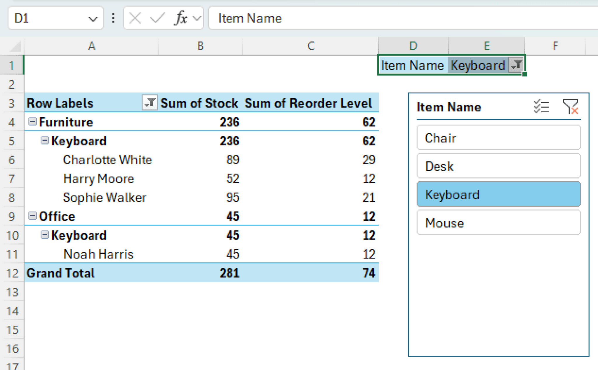 How to Create a Dropdown from a Slicer in Excel (with Easy Steps ...