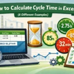 feature image - calculate cycle time in excel