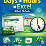 feature image - convert days to hours in excel