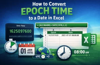 feature image - convert epoch time to date excel