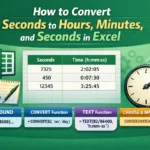 feature image - convert seconds to hours minutes seconds excel