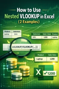 feature image - nested vlookup in excel
