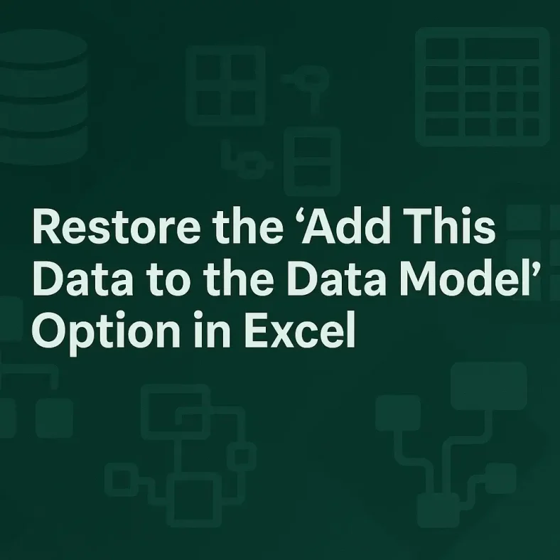 featured image - add this data to the data model missing