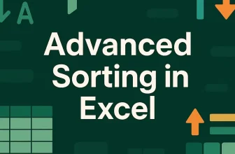 featured image - advanced sorting in excel