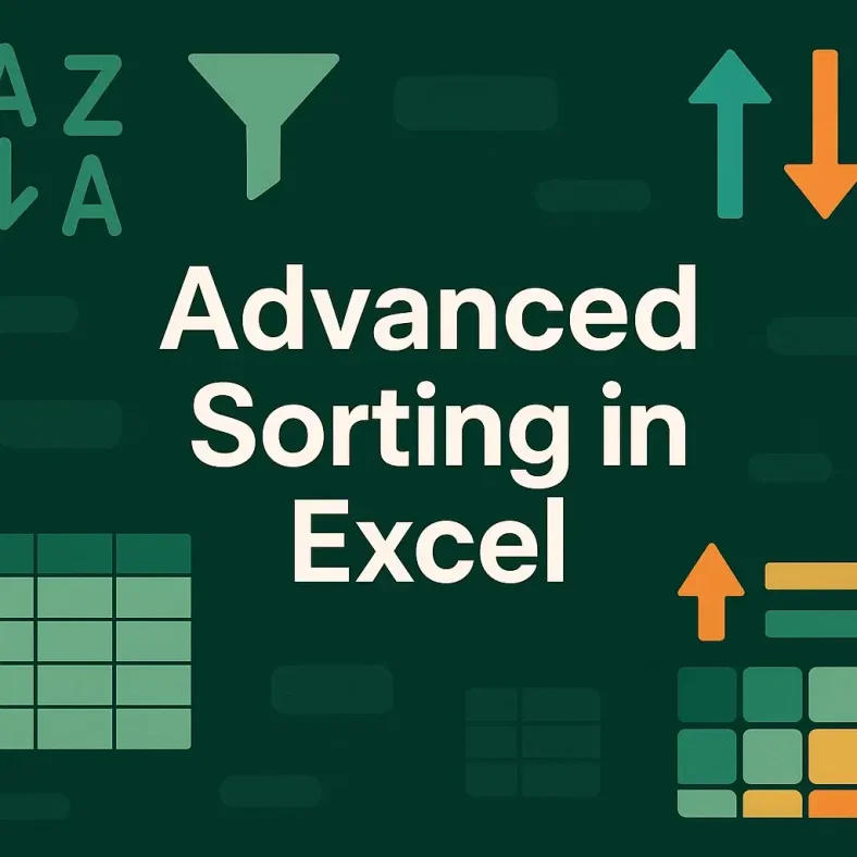 featured image - advanced sorting in excel