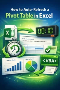 featured image - auto refresh pivot table
