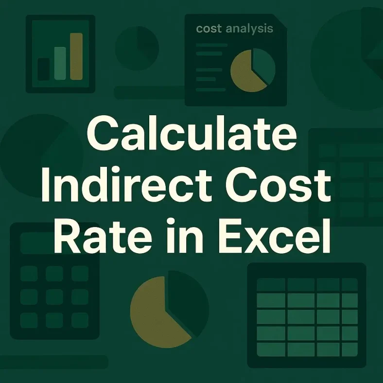featured image - calculate indirect cost rate excel​