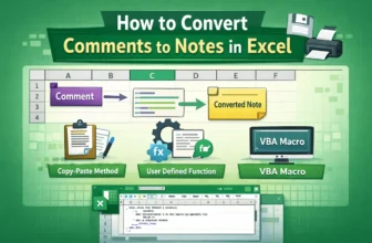 featured image - convert comments to notes in excel