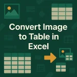 featured image - convert image to table in excel​