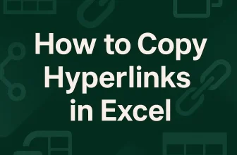 featured image - copy hyperlink in excel
