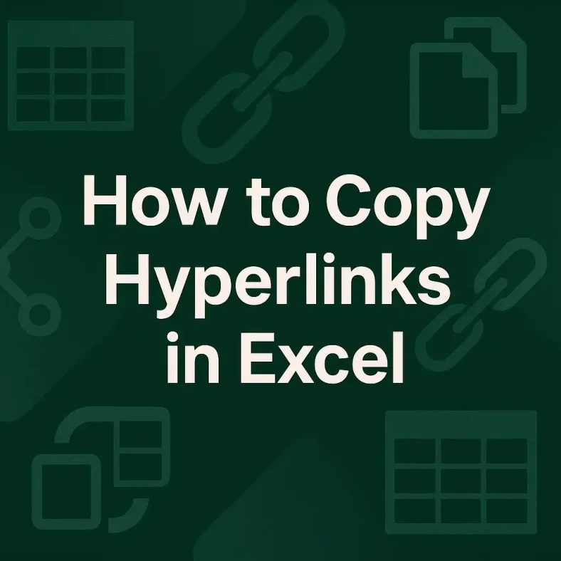featured image - copy hyperlink in excel