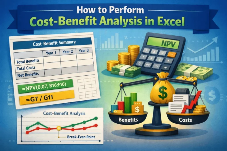 featured image - cost benefit analysis excel​