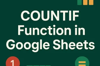 featured image - countif function in google sheets