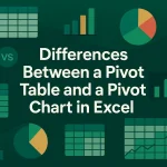 featured image - difference between pivot table and pivot chart