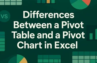 featured image - difference between pivot table and pivot chart