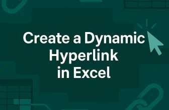 featured image - dynamic hyperlink excel
