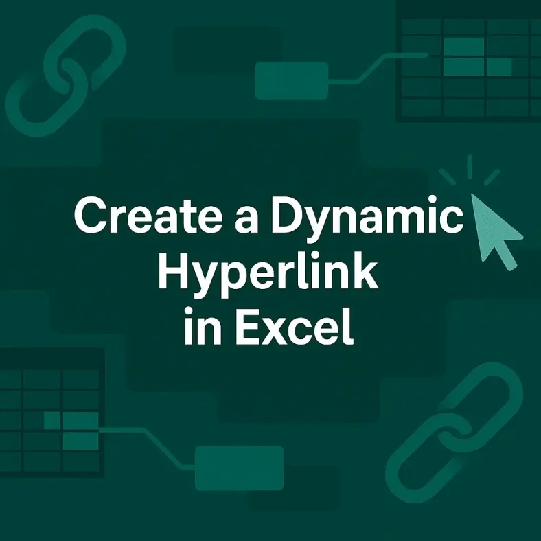 featured image - dynamic hyperlink excel