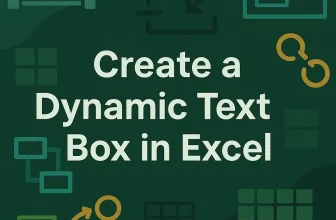 featured image - excel dynamic text box