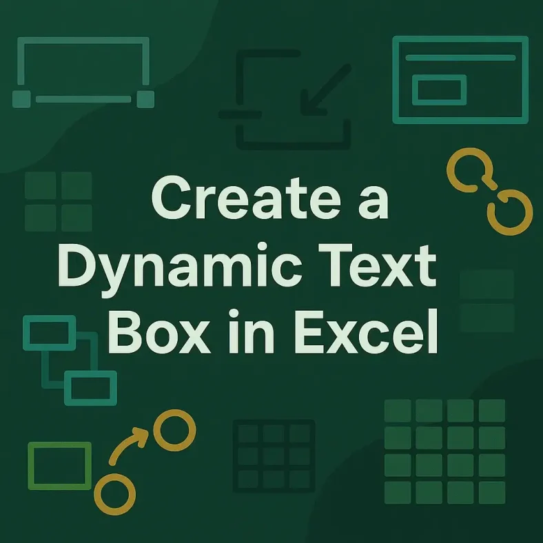 featured image - excel dynamic text box
