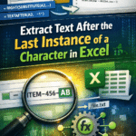 featured image - excel extract text after last instance of character