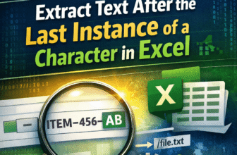 featured image - excel extract text after last instance of character​
